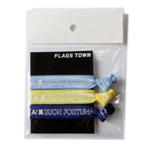 Custom printed mixed colors elastic hair ties