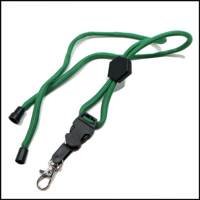 Nylon weave round neck strap cord lanyards
