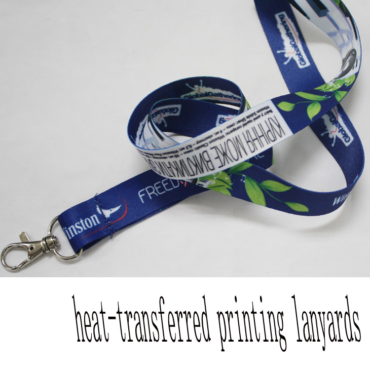 Cheap custom badge holders sublimation polyester design lanyards