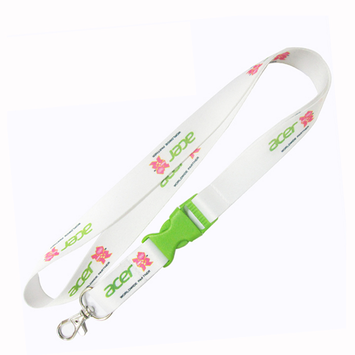 Specialized card name badges imprinted polyester neck lanyard pouches