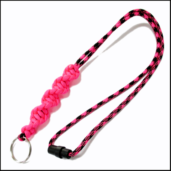 New style handing key strap round paracords nylon lanyard