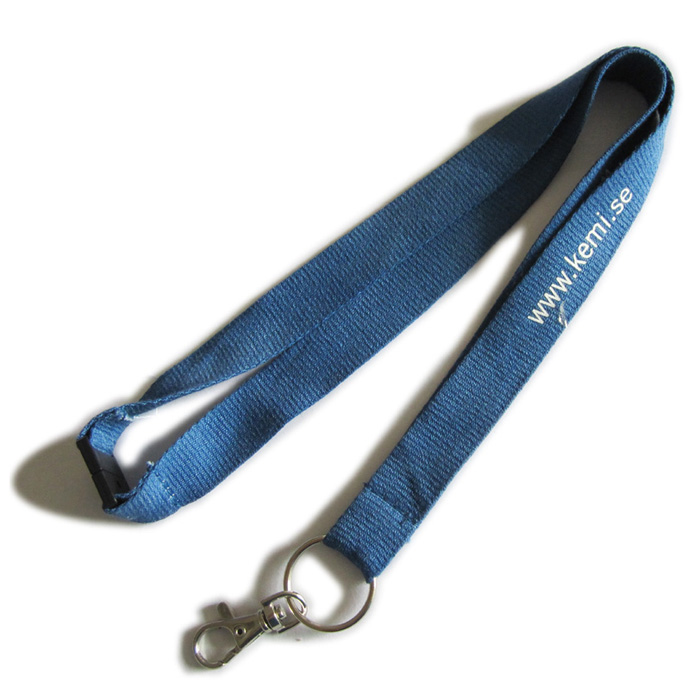 Badge holder strap eco friendly cotton lanyards