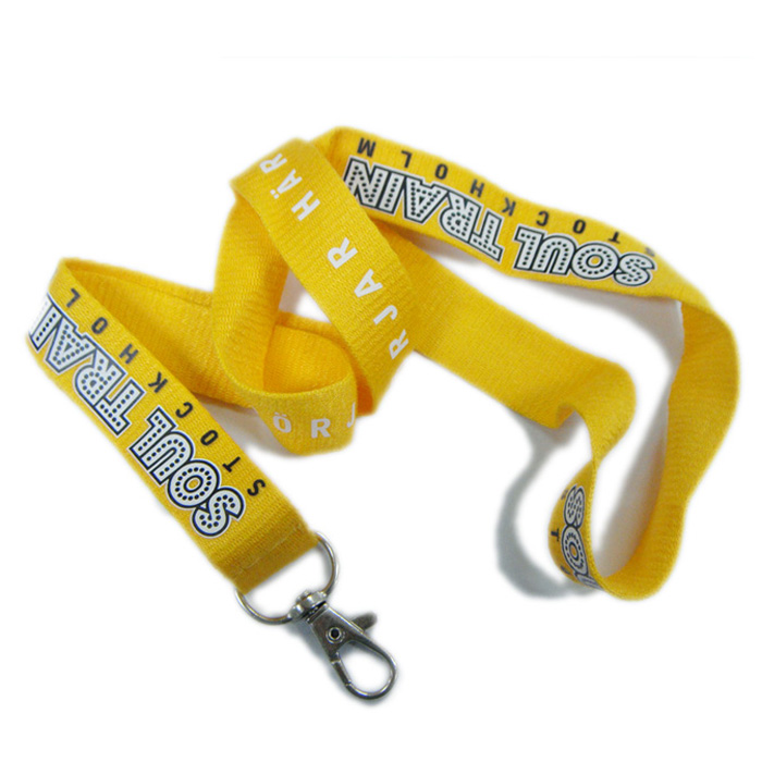Badge holder strap eco friendly cotton lanyards