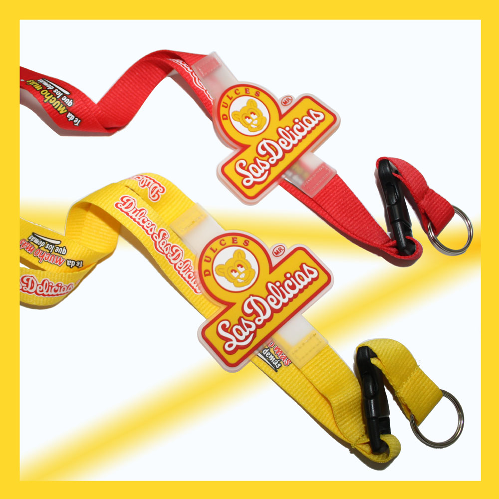 Silicone logo custom print card holders sweet carolina lanyards​