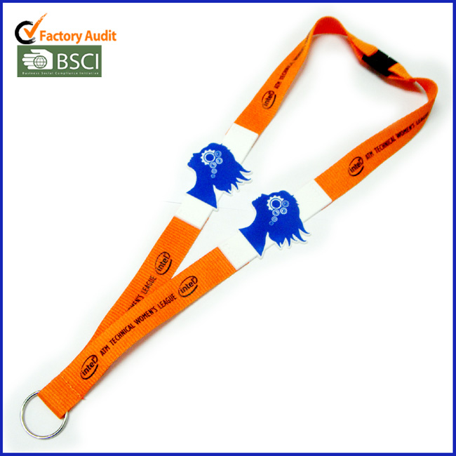 Cheap custom no minimum order silicon logo name tags lanyard factory