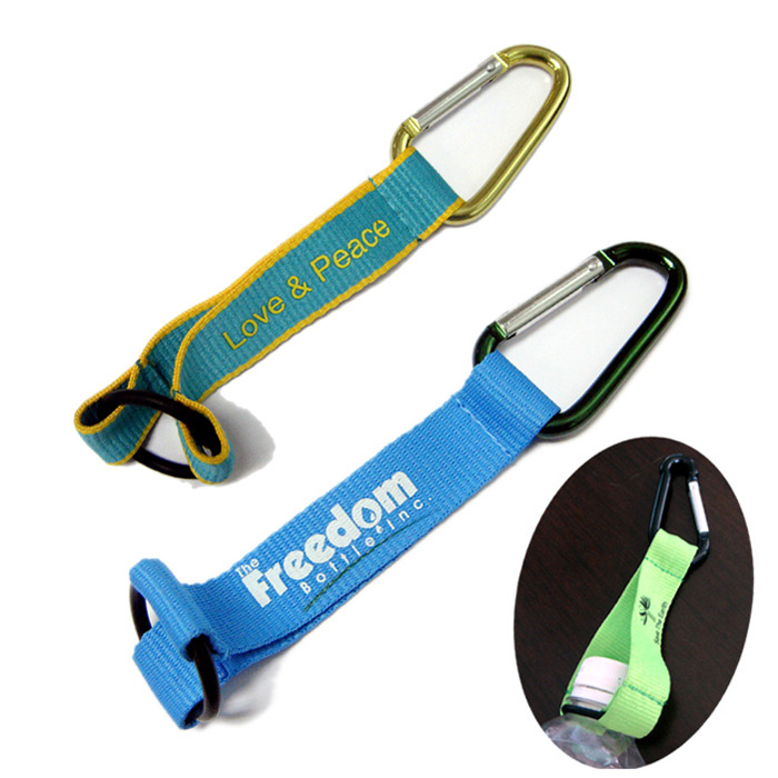 PVC round bottle holder short straps attachments for pronotional gift