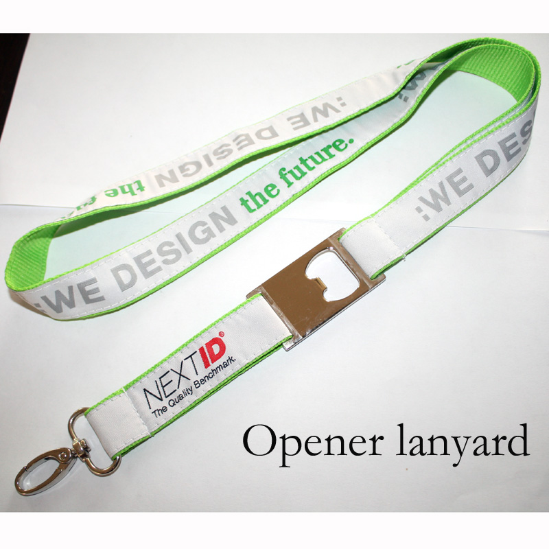 Bottle opener quick buckle card holders custom strap lanyards factory
