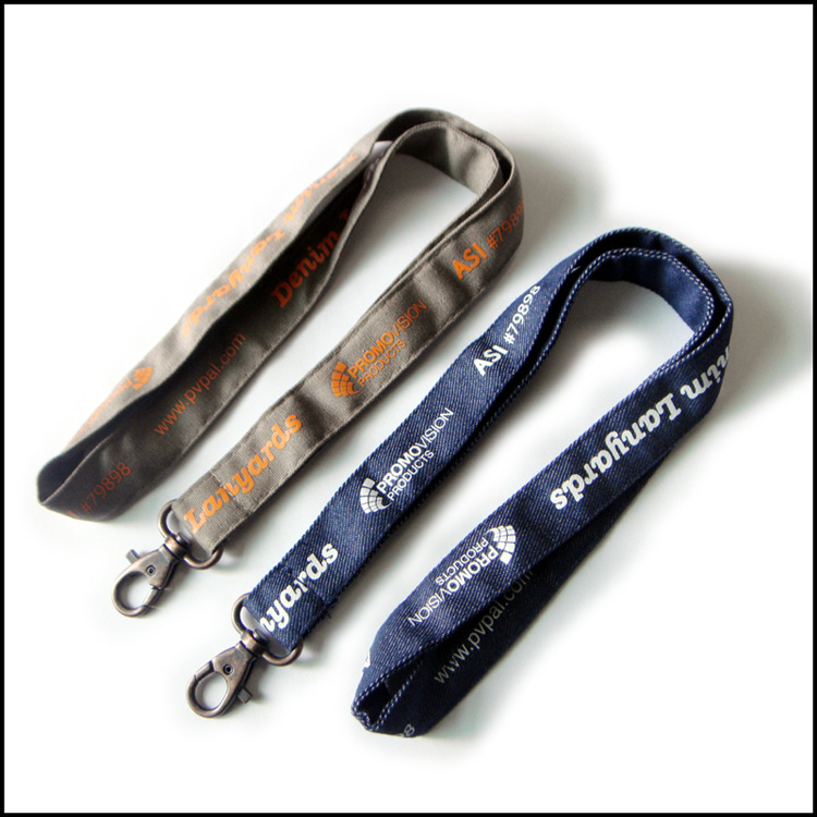 Jean Material custom design made key strap lanyard