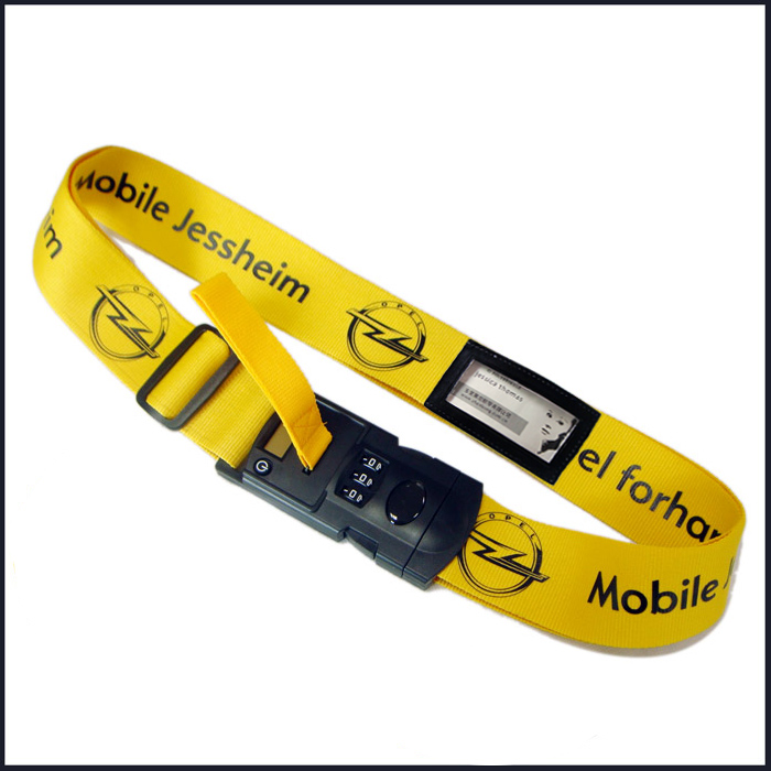 Name card solt combination weigh lock brarding luggage belt