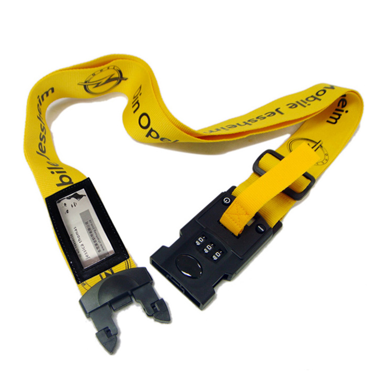 Name card solt combination weigh lock brarding luggage belt