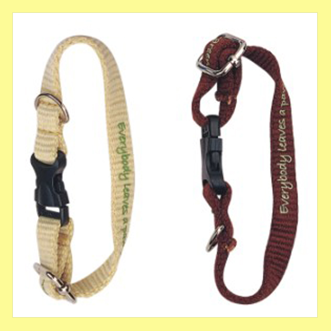 Functional adjustable elastic running polyester sublimation logo car collar manufacturer