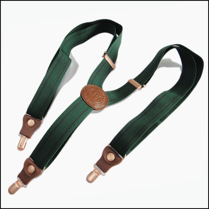 Elastic secondary red colour trousers belt for fashion accessory