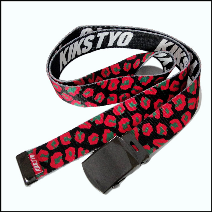 heat-transferred printed custom logo farbic polyester colth Belt 