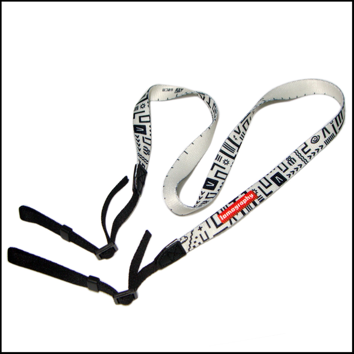 Narrow strap custom logo small camera lifting holder belt for promotional gift