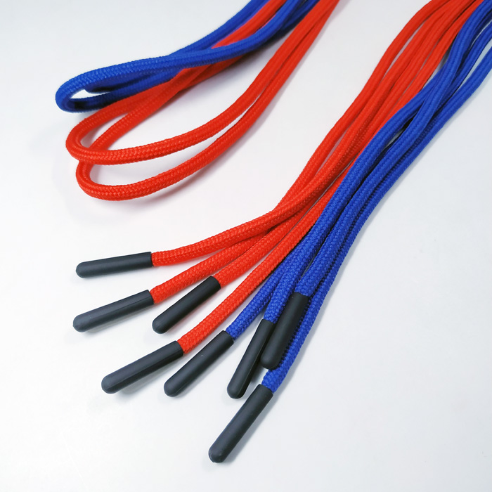 Silicon ending tips fribac polyester shoelaces for activity gift