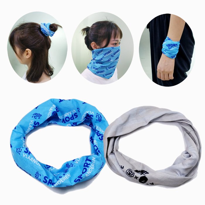 promotional customized colorful multi-functional headwrap