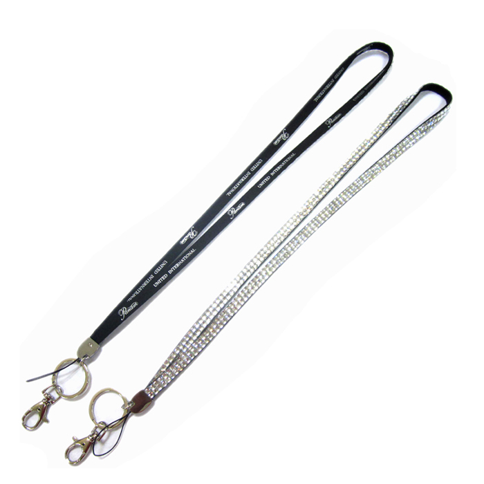 Wholesale colorful Fashion Crystal rhinestone bling Lanyards