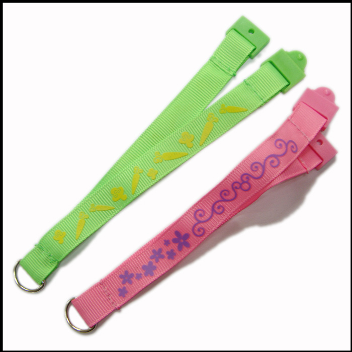 Hot sales customzied printer satin ribbon safety buckle straps