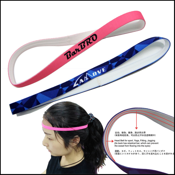 Fashion unisex new sports weat anti drople sport Head Band Belts
