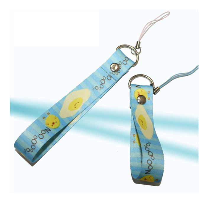 short sublimation logo phone holder lanyard