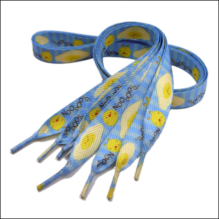 Disney sublimation cute logo shoelaces wide shoe string 