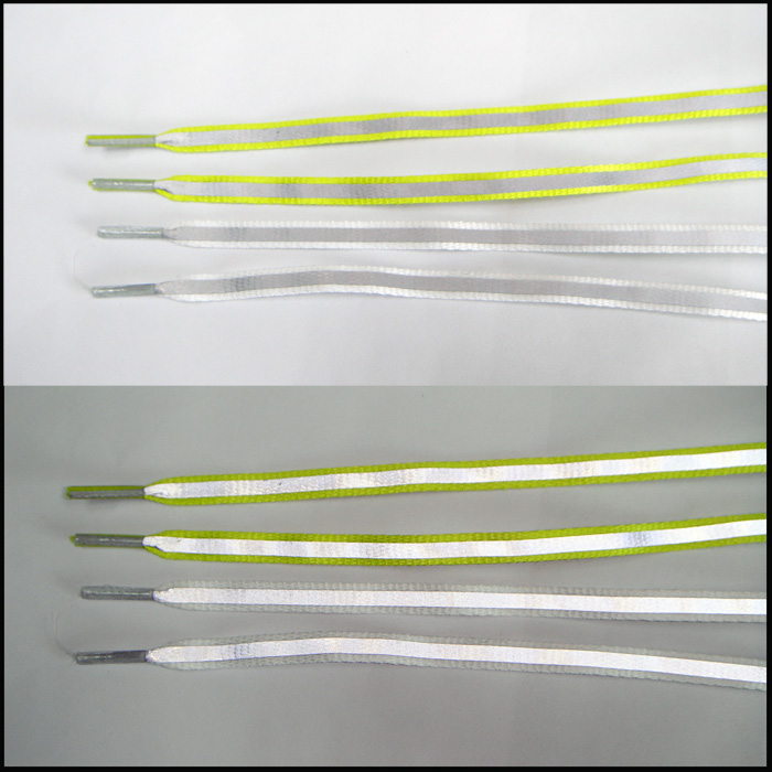 Sport gift rope casual shoes lace flat reflective shoelaces tips