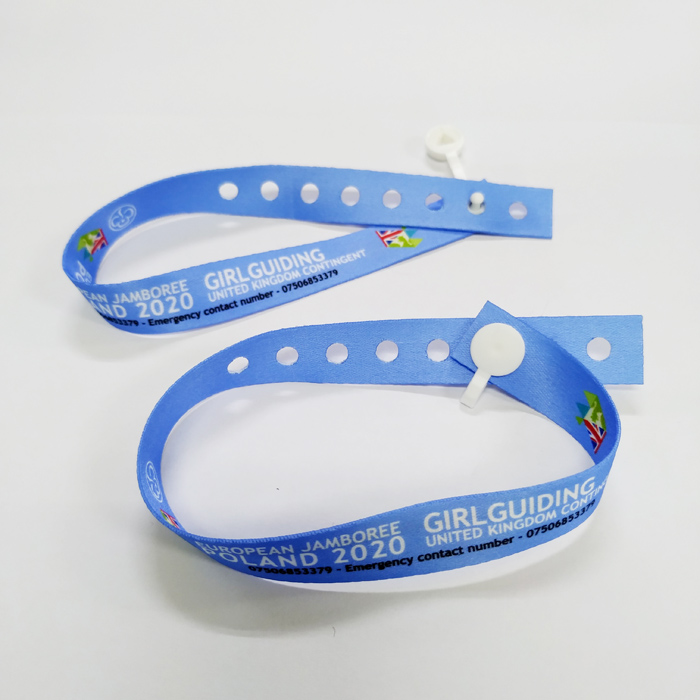 Single-use adjustable wristbands sublimation printed bracelets  hand wristband
