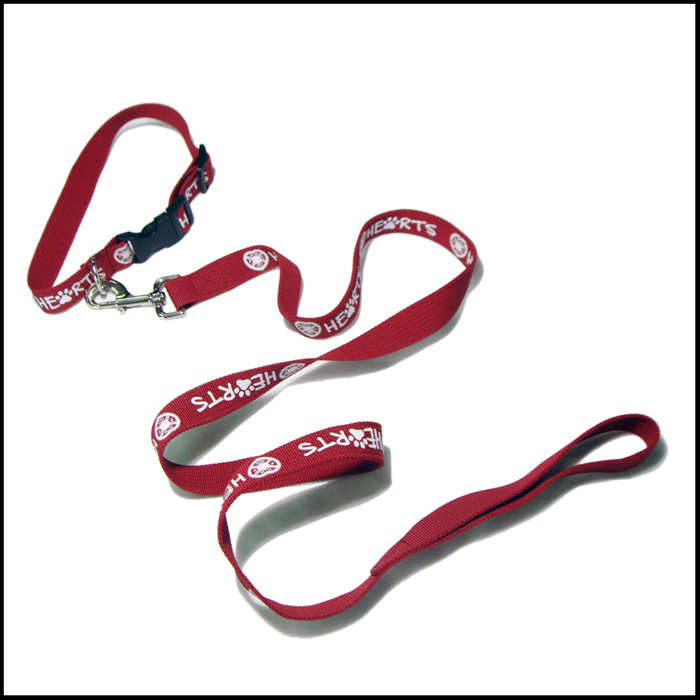 Hot selling safety tactical designer pet collar and leash set supply 