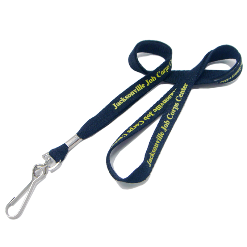 silikon cool brown narrow keychain lanyards with design logo