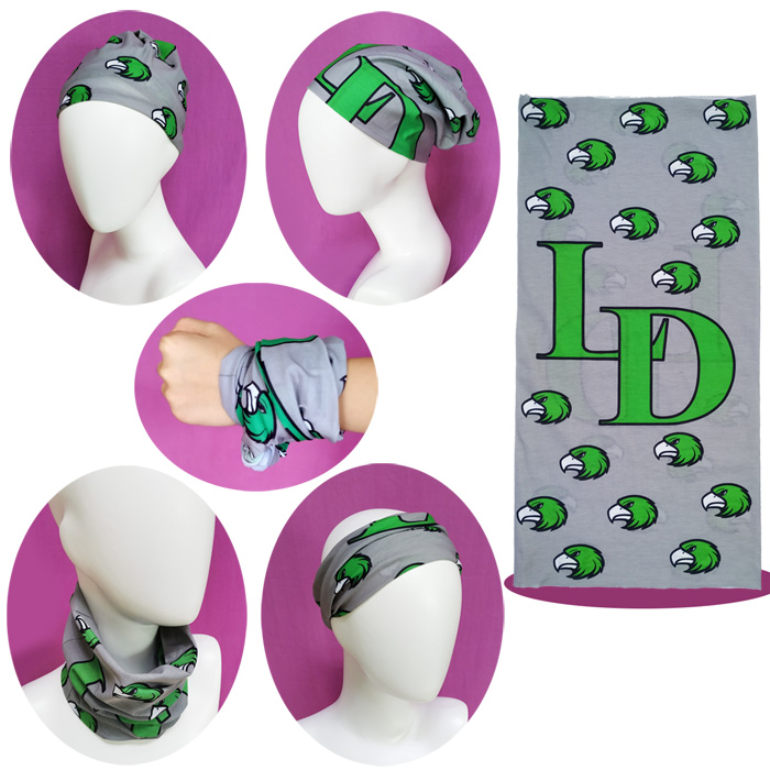 Sublimation printed custom logo Skulls bandana