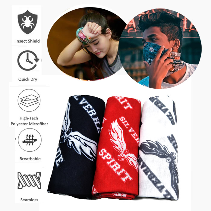 Luxury silk print slippers custom logo mens bandana bubble beanie