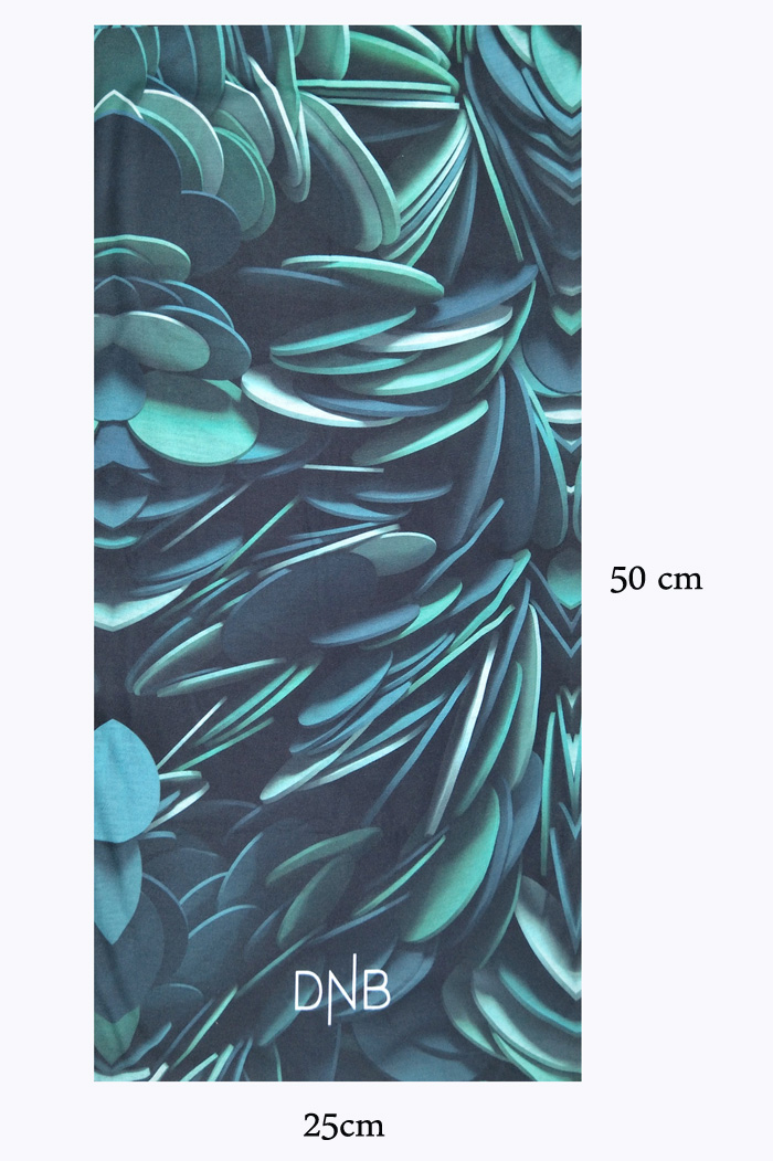 Green bamboo cotton mask face bandana custom printed logo perros beanie