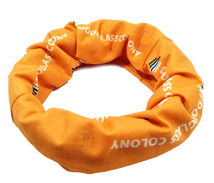 Sublimation custom color tube bandana logo head scarf hair tie