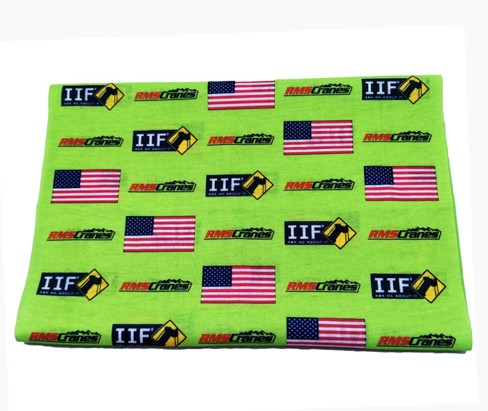 Sublimation custom color tube bandana logo head scarf hair tie