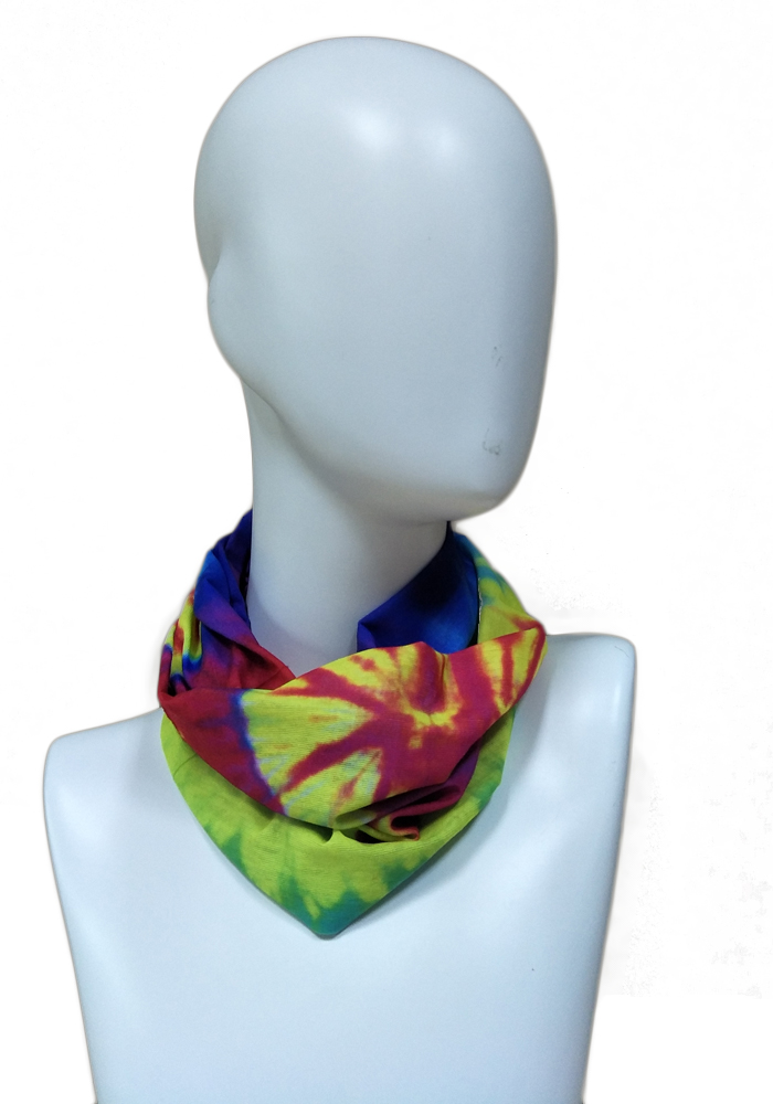 Woven's slip plain suff 100% cotton face mask neckerchief 