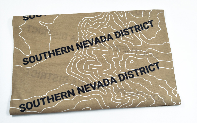 Block printed casual pants Seamless tube gold colors bandana headwrap