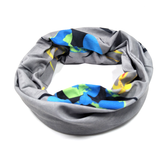 Gray bandana custom logo puffer pants men necklace 