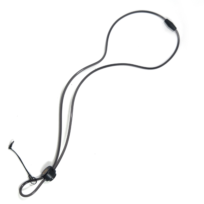 Round beaded silicone cell phone single custom lanyards