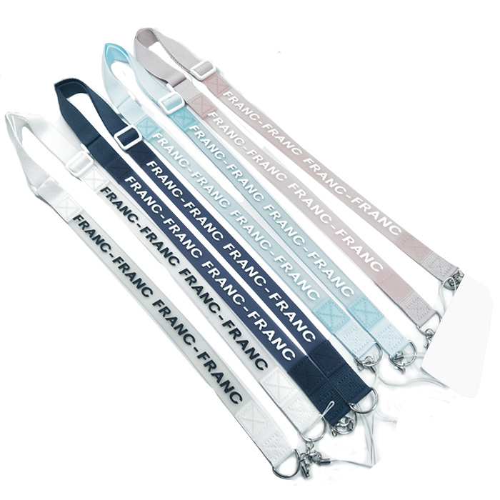 cell mobile phone and camera design silicon neck lanyard