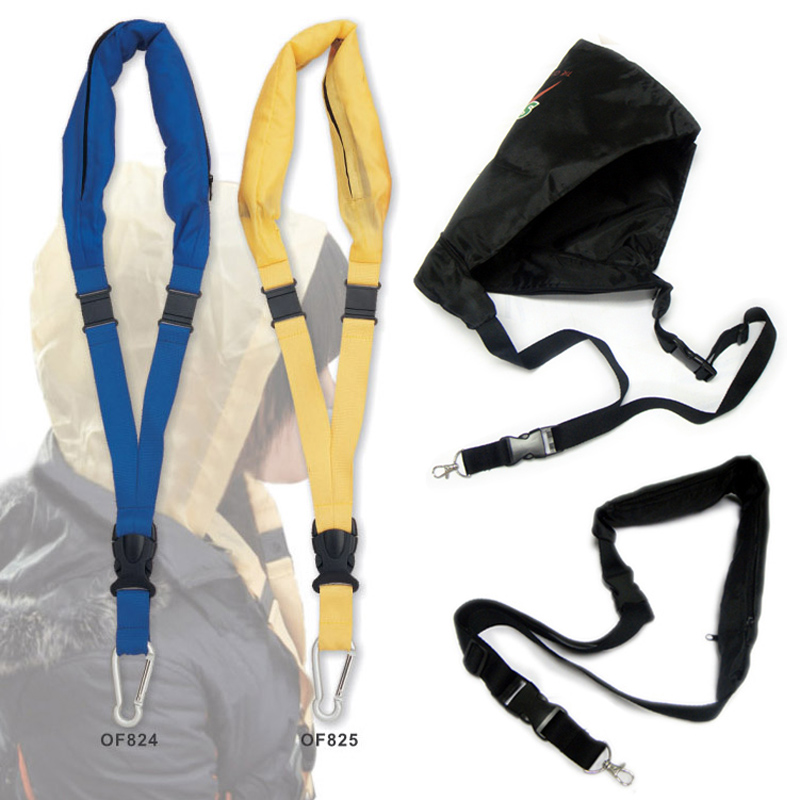 Camouflage nylon cap hood polyester neck lanyards