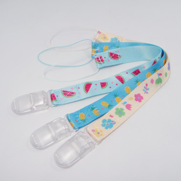 Sublimation custom logo plastic clamp nipple strap