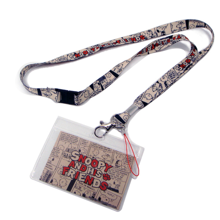 EVA card holder sublimation logo lanyard neck strap with printing card