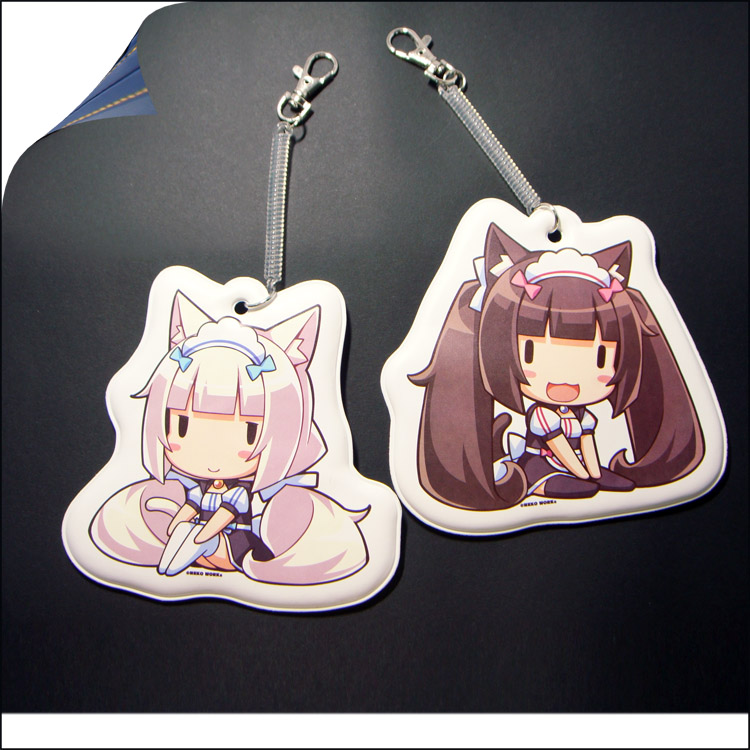 PVC thick soft cartoo kids shool card holdr badge 