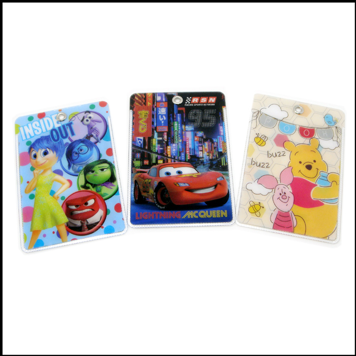 Disney cartoo kids bus card design holder badge 