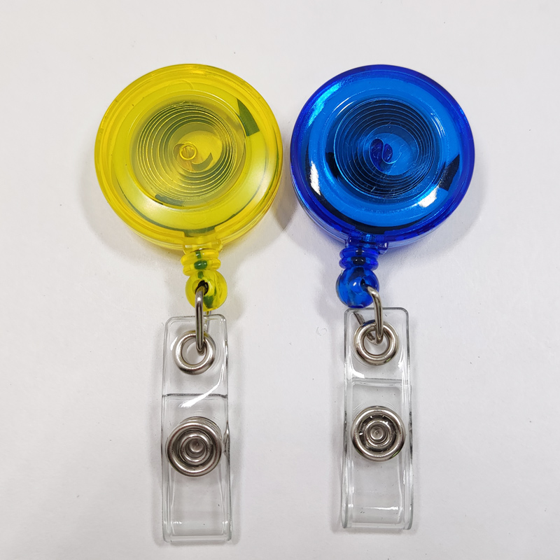 Colors lucency retractable reel card badge holder