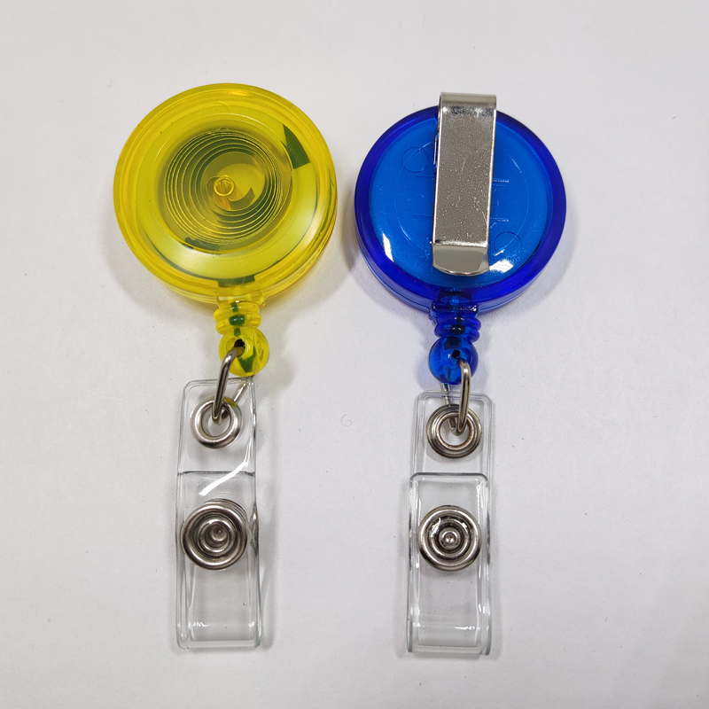 Colors lucency retractable reel card badge holder