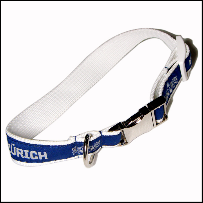 Metal buckle luxury rope dog collar