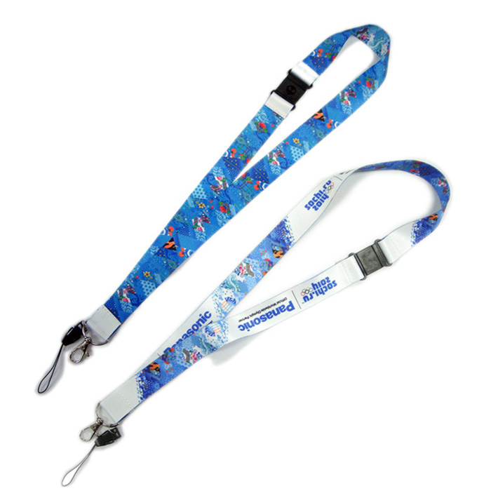Business adverting sublimation logo fashion designers lanyards