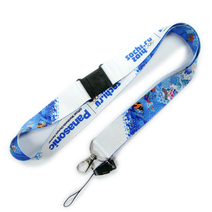 Business adverting sublimation logo fashion designers lanyards