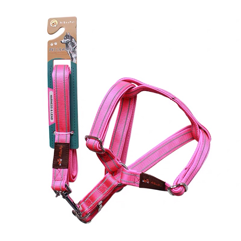 Adjustable dog harness safety nylon waist belt